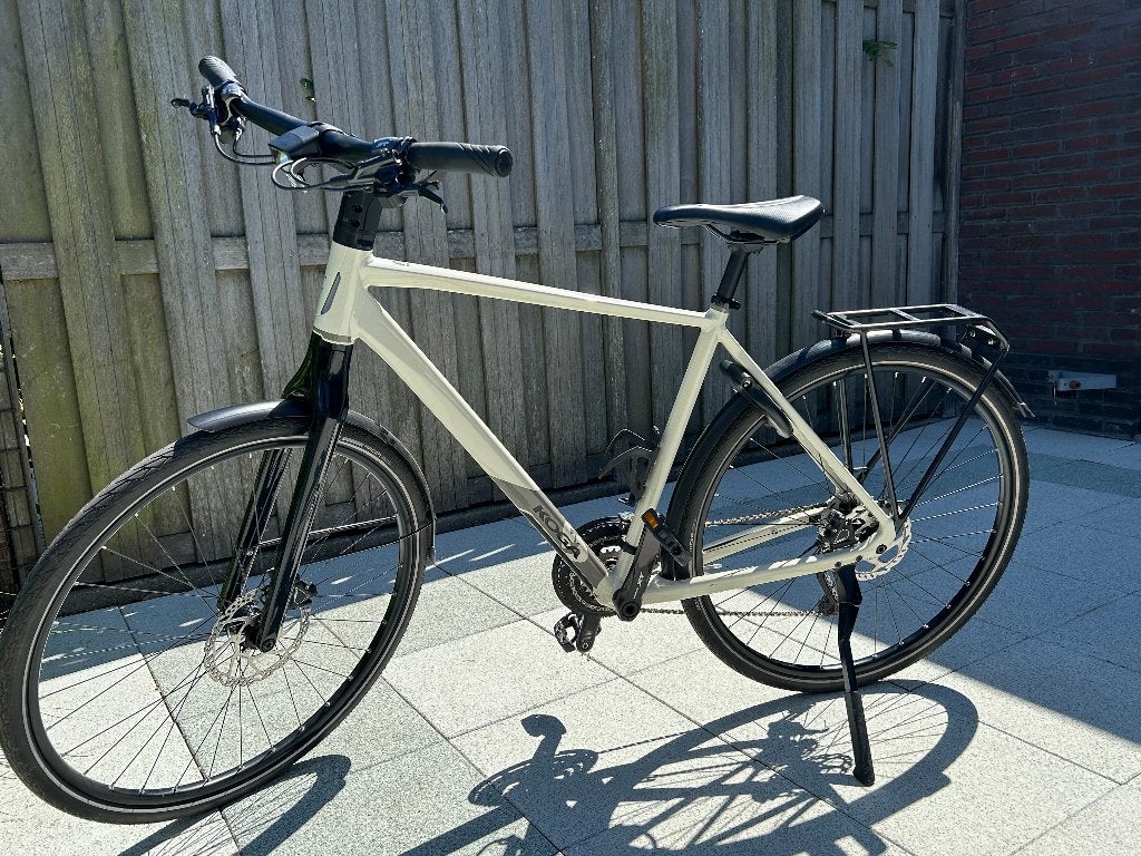 Koga F3 7.0 Heren 2023/maat M (54)/kleur Ivoor High Gloss, Fietsen en Brommers, Versnellingen, Zo goed als nieuw, Schijfrem, 53 tot 57 cm