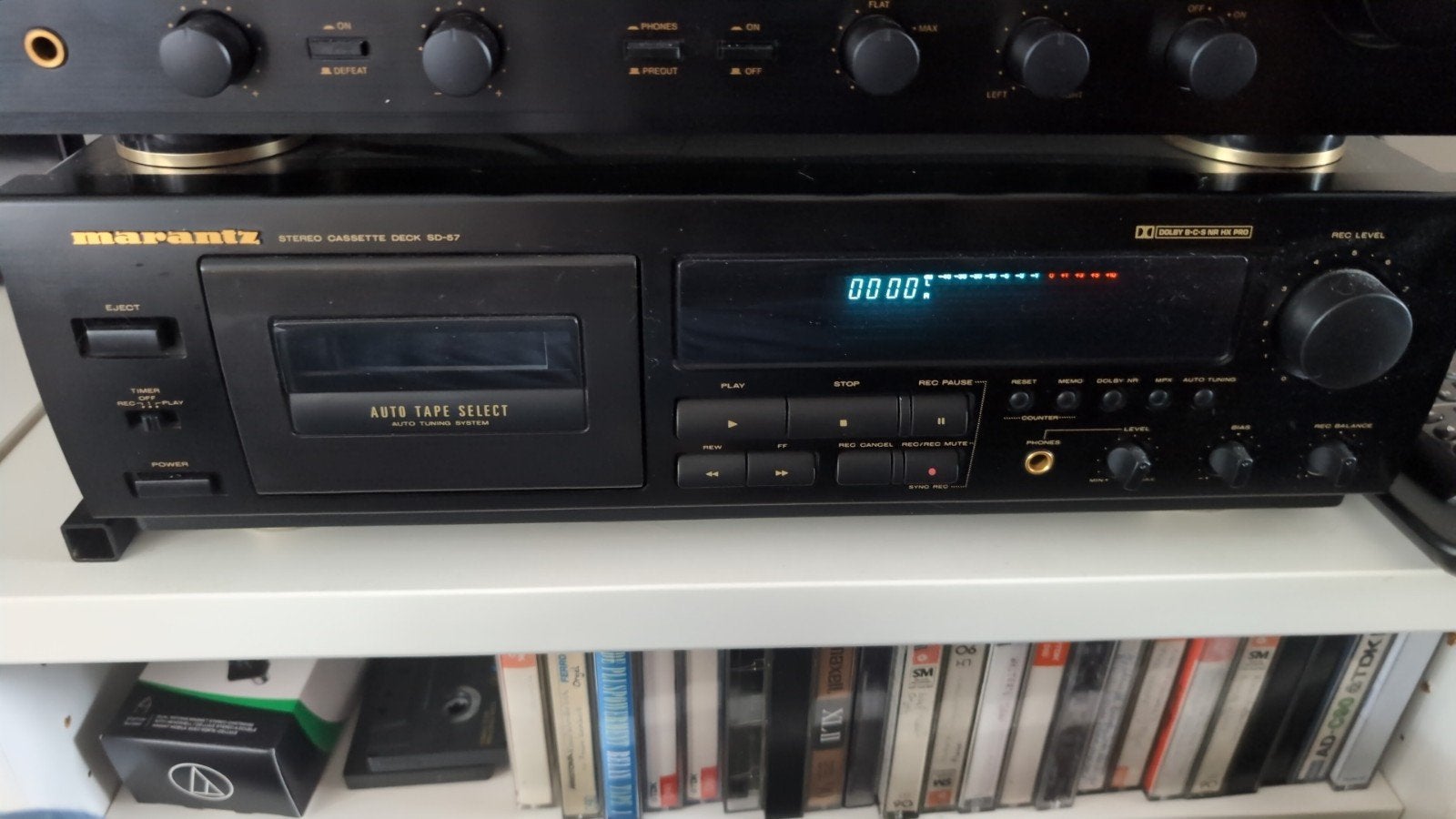 Marantz SD-57 Cassettedeck, Ophalen, Enkel, Marantz, Tiptoetsen