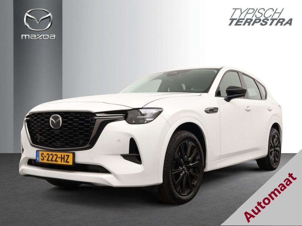 Mazda CX-60 e-Skyactiv PHEV 327 AWD Homura | DA pack | Wegkl, Dealer onderhouden, Gebruikt, 2500 kg, Wit