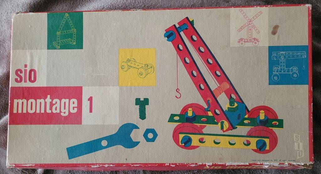 SIO MONTAGE Vintage speelgoed, Ophalen of Verzenden, Gebruikt, Handmatig, Overige merken