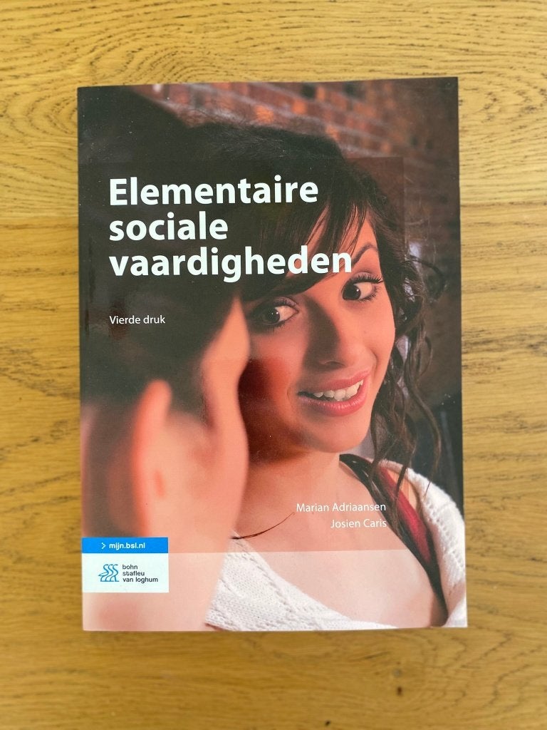 Elementaire Sociale Vaardigheden (4e druk) - studieboek MBRT, Boeken, Studieboeken en Cursussen, Zo goed als nieuw, HBO, Beta