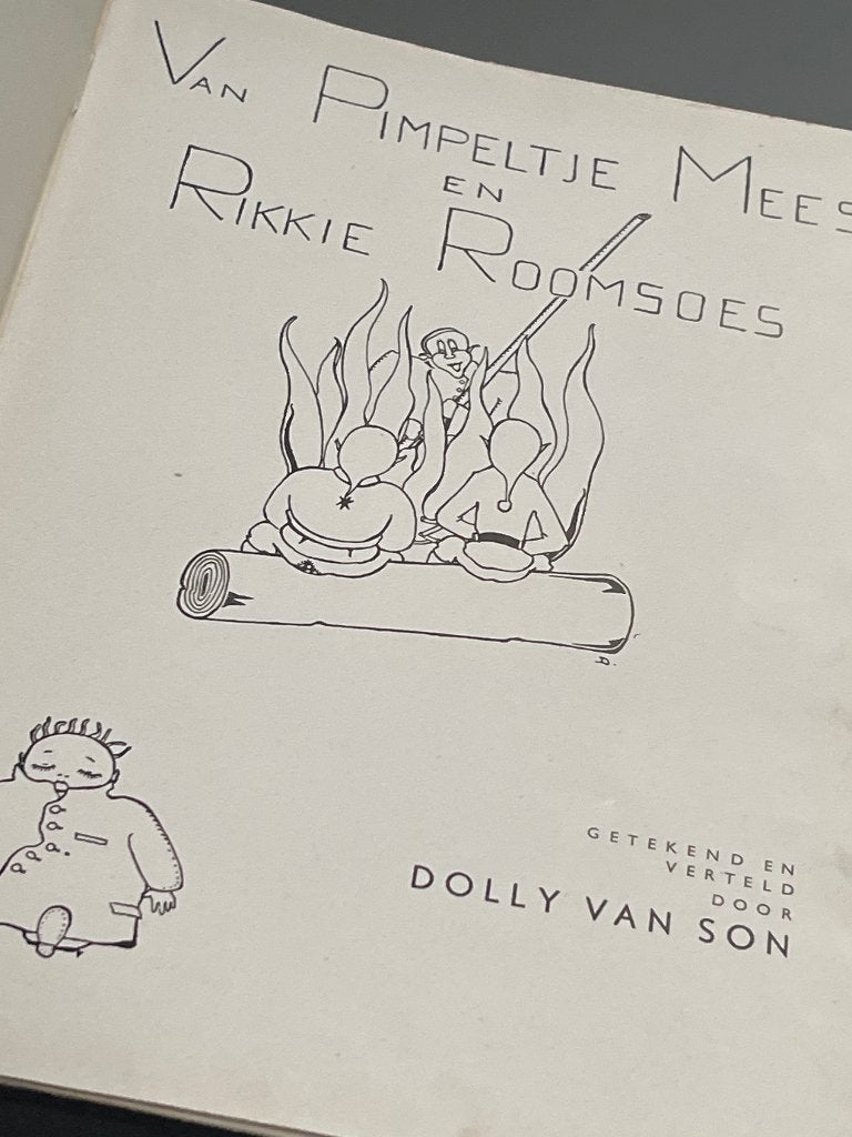 Van Pimpeltje Mees en Rikkie Roomsoes (1946) , Antiek en Kunst, Ophalen of Verzenden