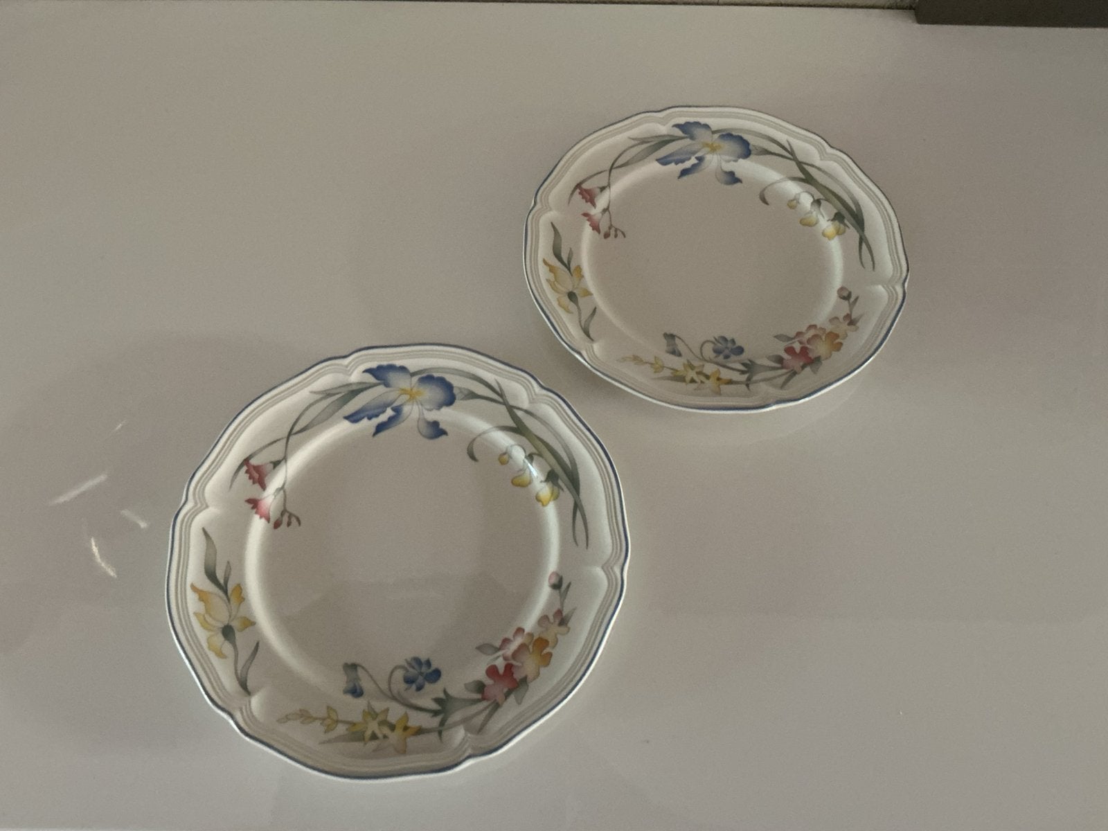Villeroy & Boch - Riviera - ontbijtborden - 20 cm - 2 stuks, Ophalen of Verzenden, Zo goed als nieuw, Bord(en), Overige stijlen