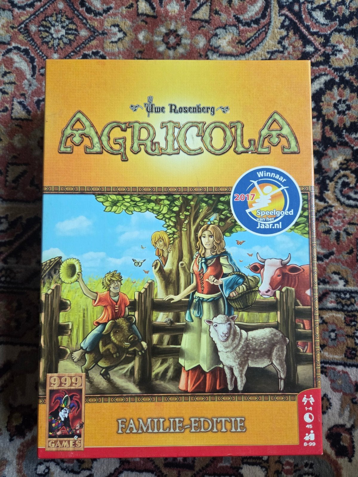 Agricola Familie-Editie Bordspel - Zo goed als nieuw, Hobby en Vrije tijd, Gezelschapsspellen | Bordspellen, Een of twee spelers