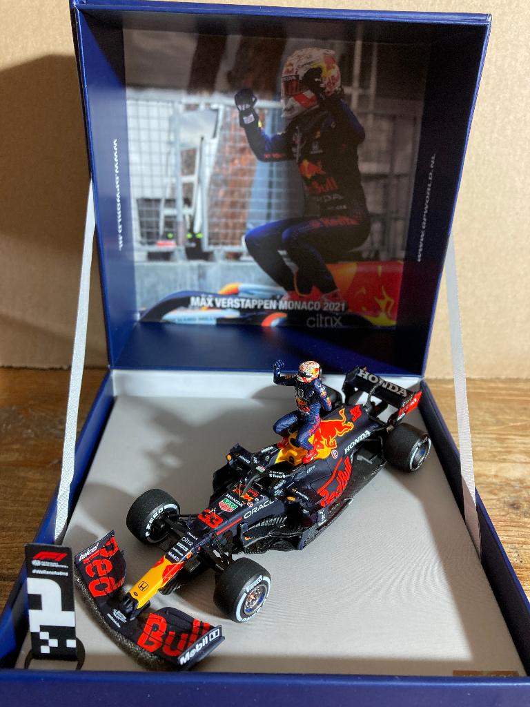 ✅ Max Verstappen 1:43 Winner Monaco GP 2021 Spark Special, Ophalen of Verzenden, Nieuw, Formule 1