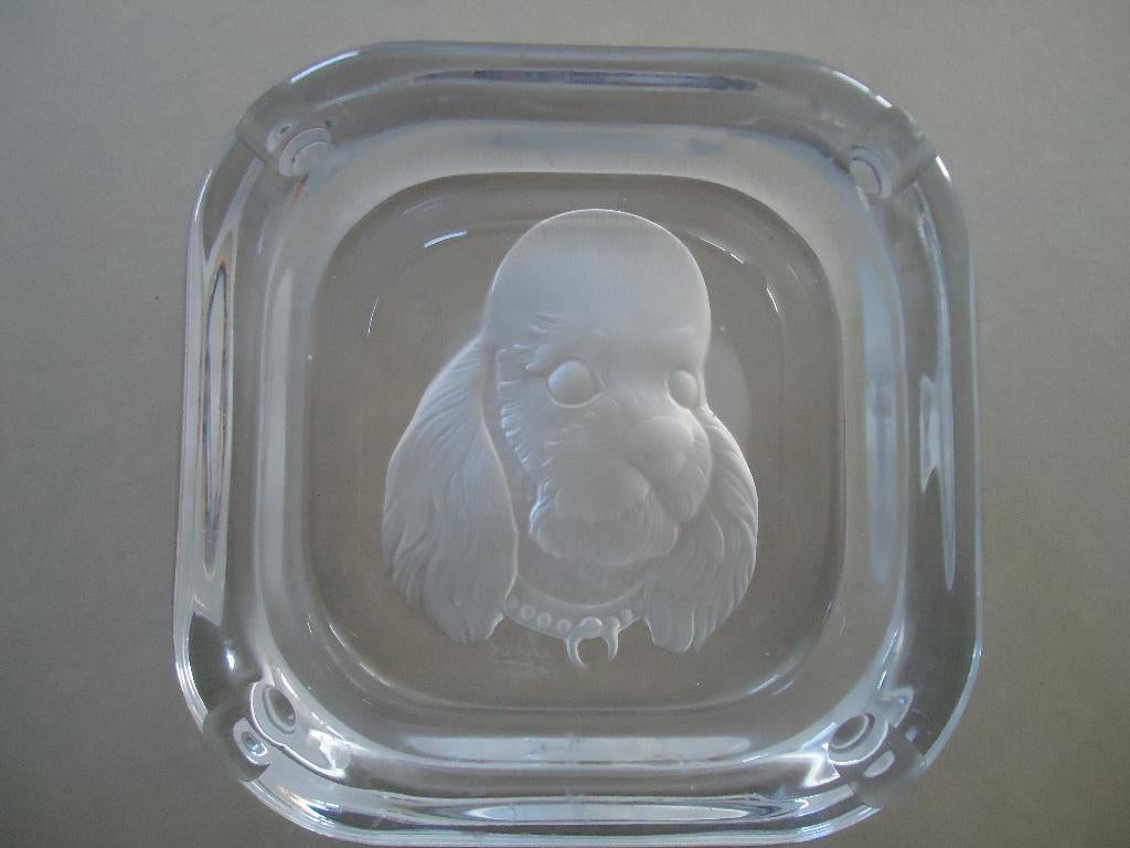 Voor de poedelroker UNIEKE Sevres France kristallen cendrier, Verzamelen, Verzenden, Zo goed als nieuw, Asbak