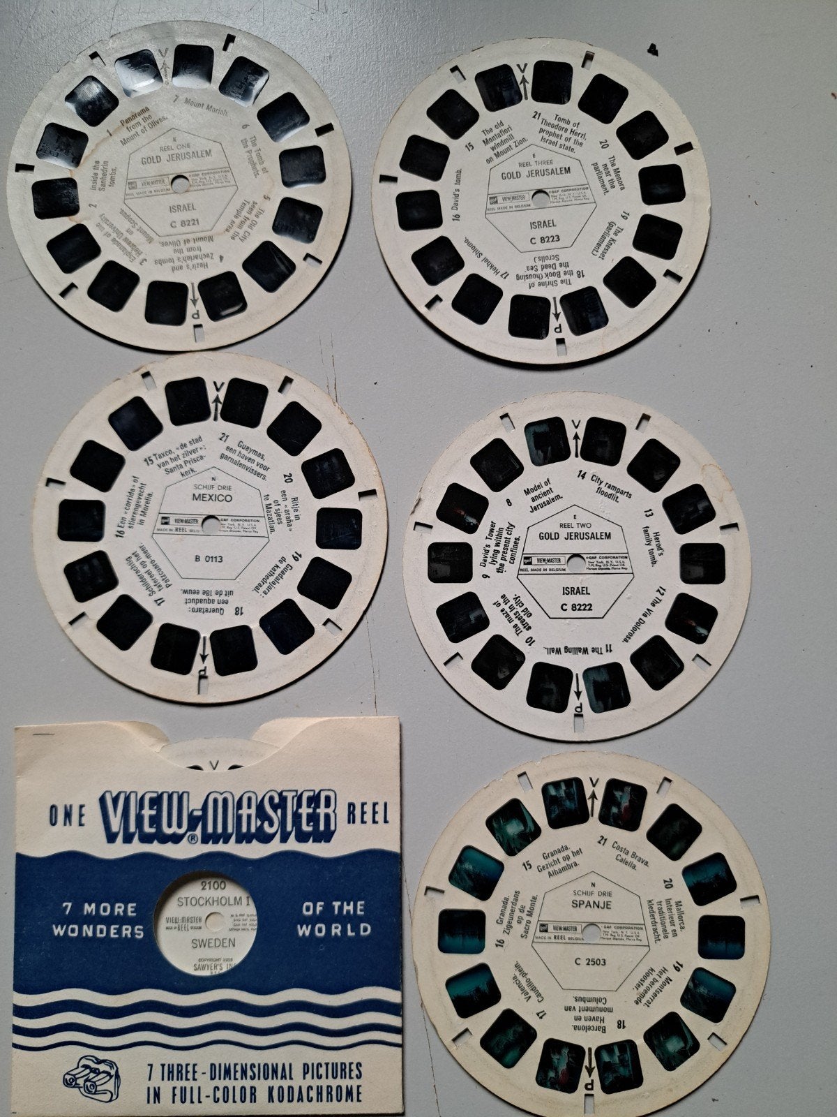 viewmaster schijfjes, Ophalen of Verzenden