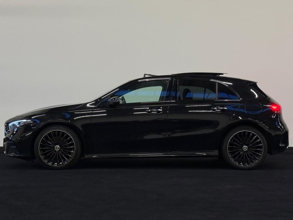 Mercedes-Benz A-klasse 250 e Blackpack 45 S AMG Pano Memory, Auto's, Gebruikt, Zwart, 4 cilinders, Met garantie (alle)