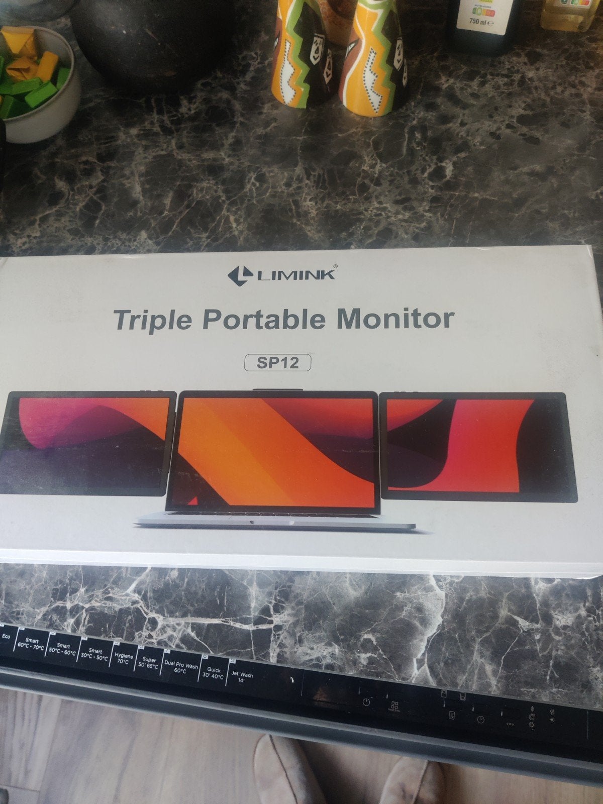 Limink Triple portable monitor SP12, Computers en Software, Monitoren, Ophalen of Verzenden, Nieuw, 60 Hz of minder, IPS