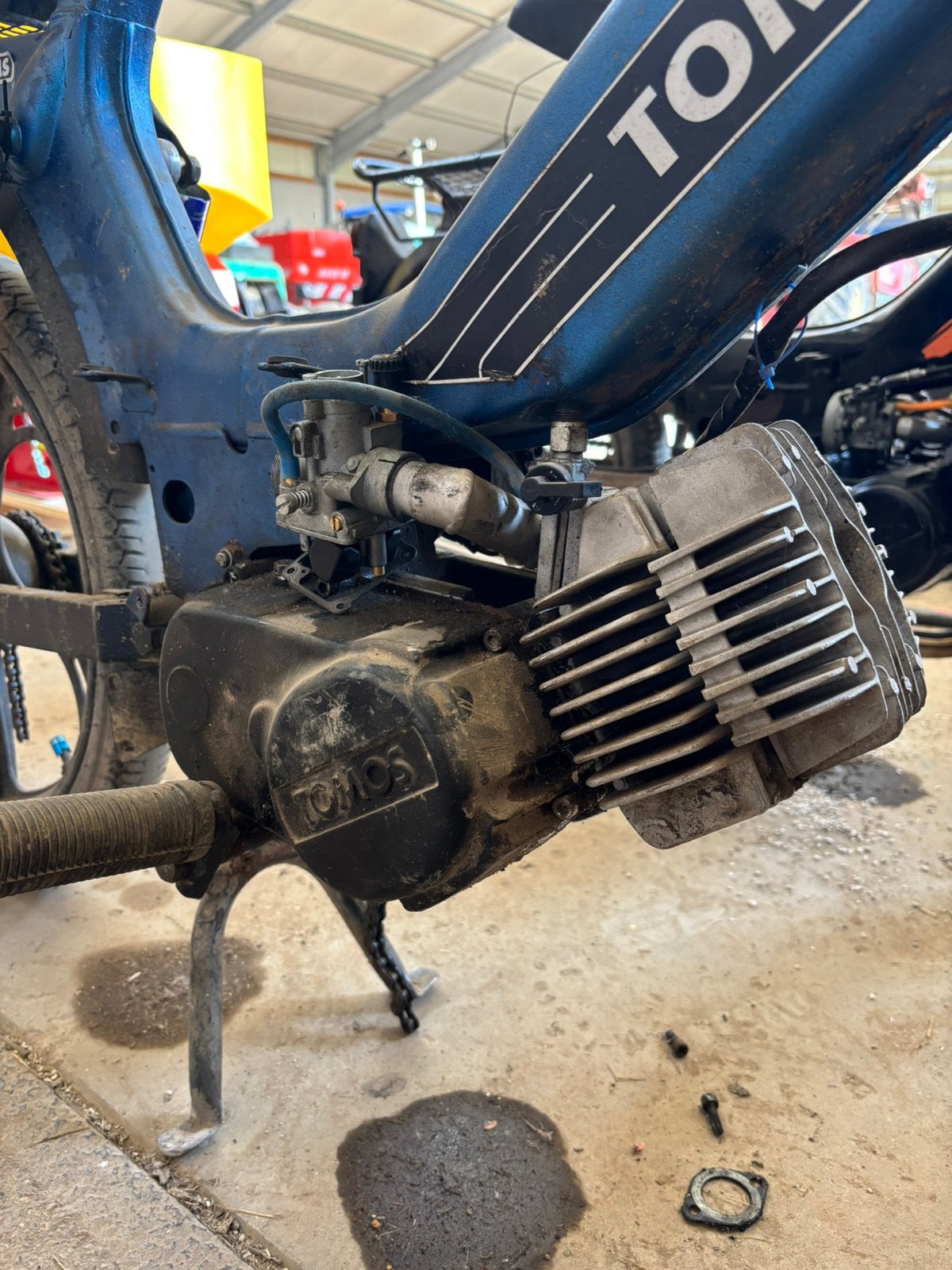 Tomos blok 65cc, Fietsen en Brommers, Brommers | Tomos, Ophalen, Zo goed als nieuw, Overige modellen