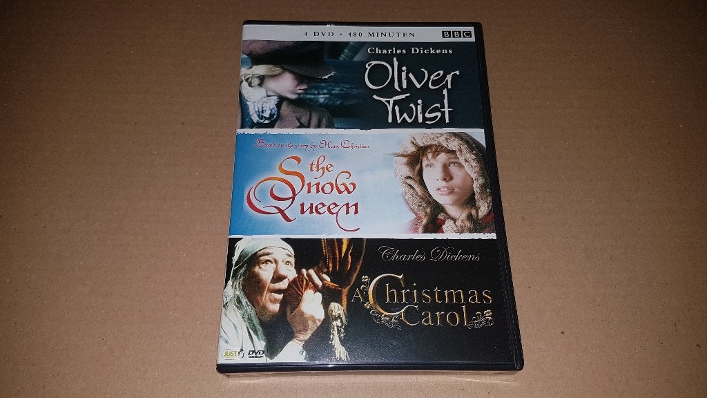 Oliver Twist - The snow queen - A christmas carol, Alle leeftijden, Ophalen of Verzenden, Zo goed als nieuw