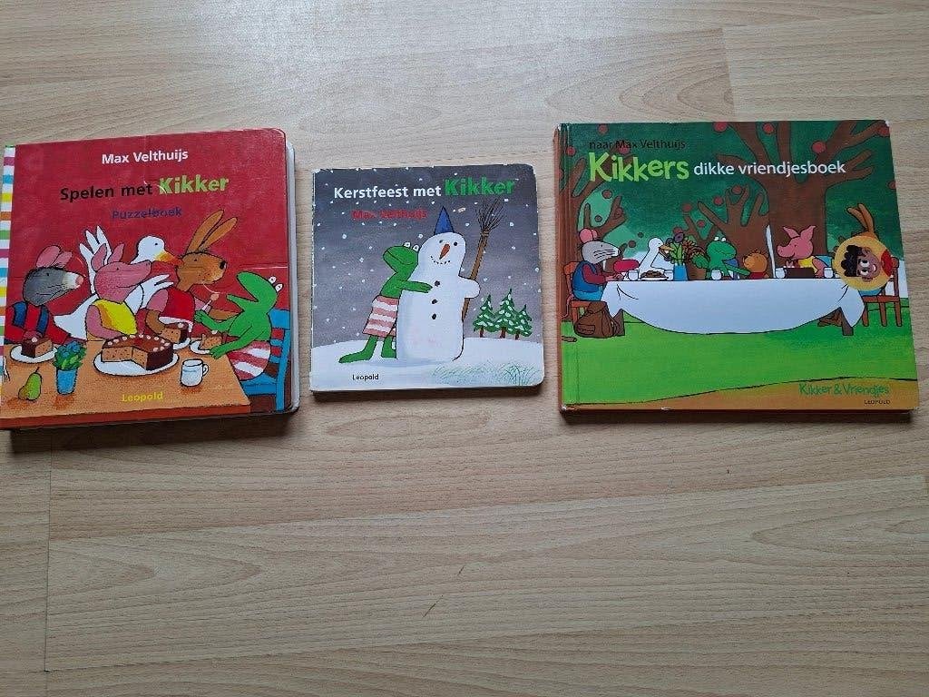 Kikker boekenset (3 stuks) met o.a. puzzelboek (2-5 jaar), Ophalen of Verzenden, Gelezen, Fictie algemeen