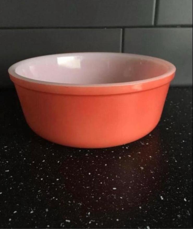 Vintage Arcopal France Opale Ovenschaal Rood/Perzik, Verzenden