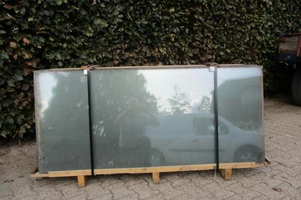 Kassenglas  (op maat) 4mm. Tuindersglas hobbykas kweekkas, Tuin en Terras, Kassen, Ophalen of Verzenden, Gebruikt