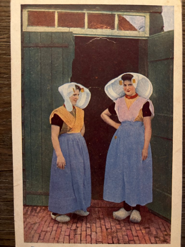 Ansichtkaart Zuid Beveland - Klederdracht, Ophalen of Verzenden, 1940 tot 1960, Ongelopen, Zeeland