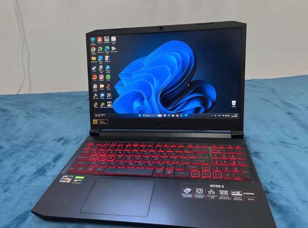 Laptop Acer Nitro AN515-45, Computers en Software, Windows Laptops, Gebruikt, Met videokaart, Gaming, SSD