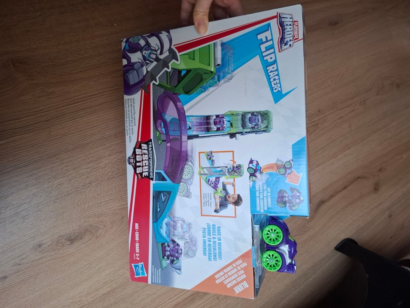 Nieuwe Transformers Rescue Bots Flip Racers Racebaan, Overige merken, Racebaan, Nieuw, Ophalen of Verzenden