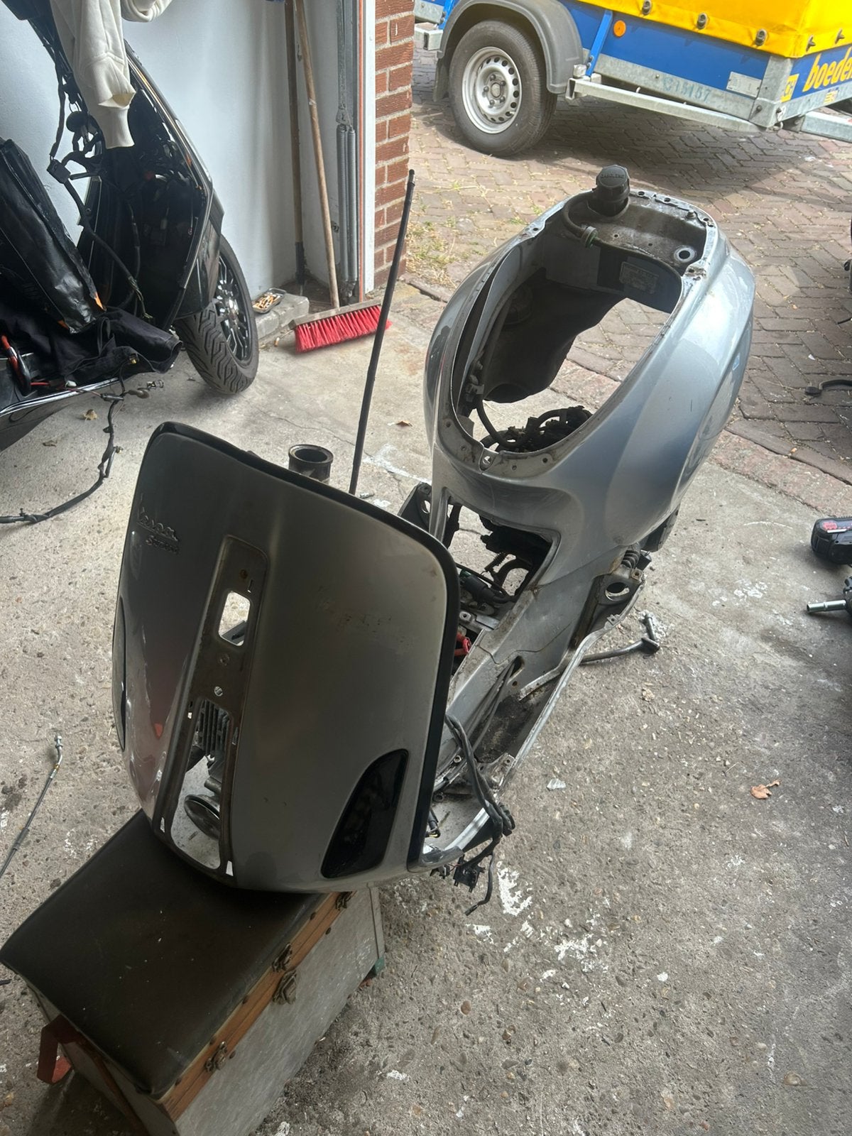 Vespa sprint voor onderdelen, Ophalen of Verzenden, Zo goed als nieuw, Frame, Vespa