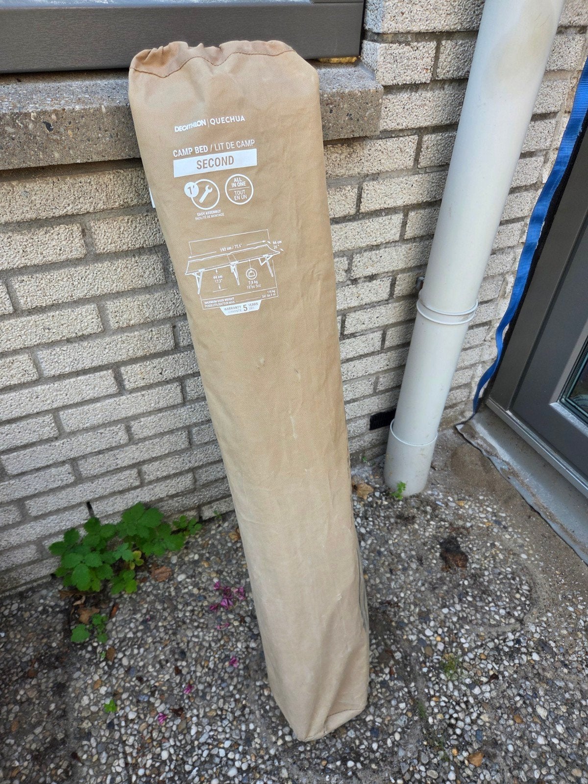Decathlon Quechua veldbed - Stevig en comfortabel, Ophalen, Gebruikt