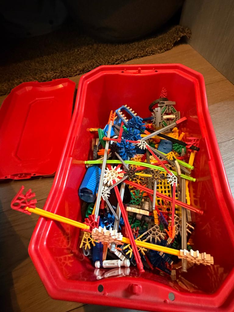 Grote doos K'nex met handleidingen, Ophalen of Verzenden, Zo goed als nieuw, K'nex