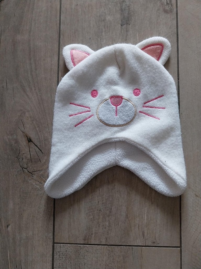 Superleuke muts poes passend van 12-36 maanden ongeveer, Kinderen en Baby's, Babykleding | Mutsen, Sjaals en Wanten, Gebruikt