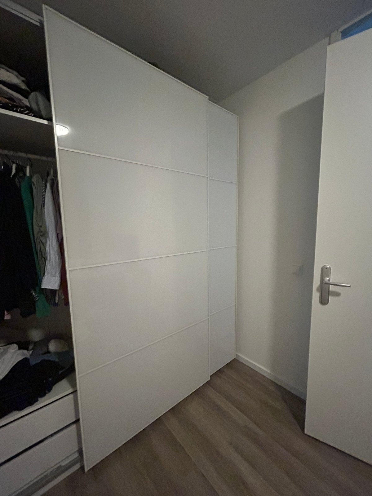 Pax kast schuifdeuren, Ophalen, Gebruikt, 200 cm of meer, 50 tot 100 cm