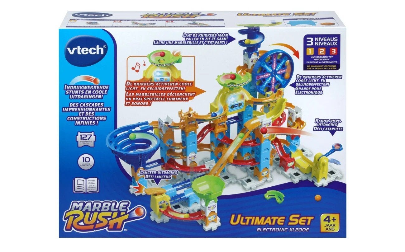 VTech Marble Rush knikkerbaan, Ophalen of Verzenden, 10 tot 50 stukjes, Zo goed als nieuw