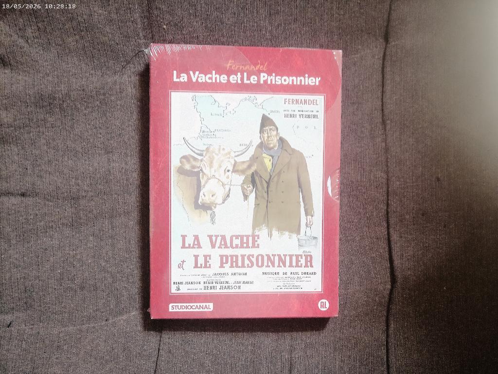 DVD film comedie Fernandel - La vache et le prisonnier, Alle leeftijden, Ophalen of Verzenden, Nieuw in verpakking, Actiekomedie