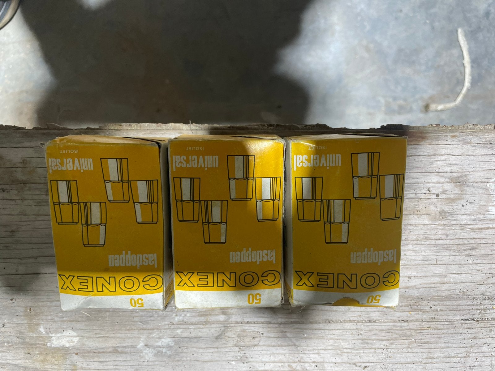 Conex lasdoppen - 3 dozen van 50 stuks, Ophalen, Nieuw, Overige merken, Overige typen