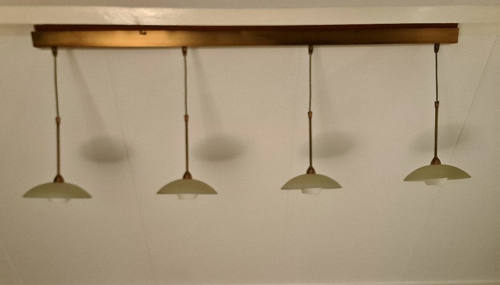 Verlichting hanglampen, Ophalen, Gebruikt, Glas