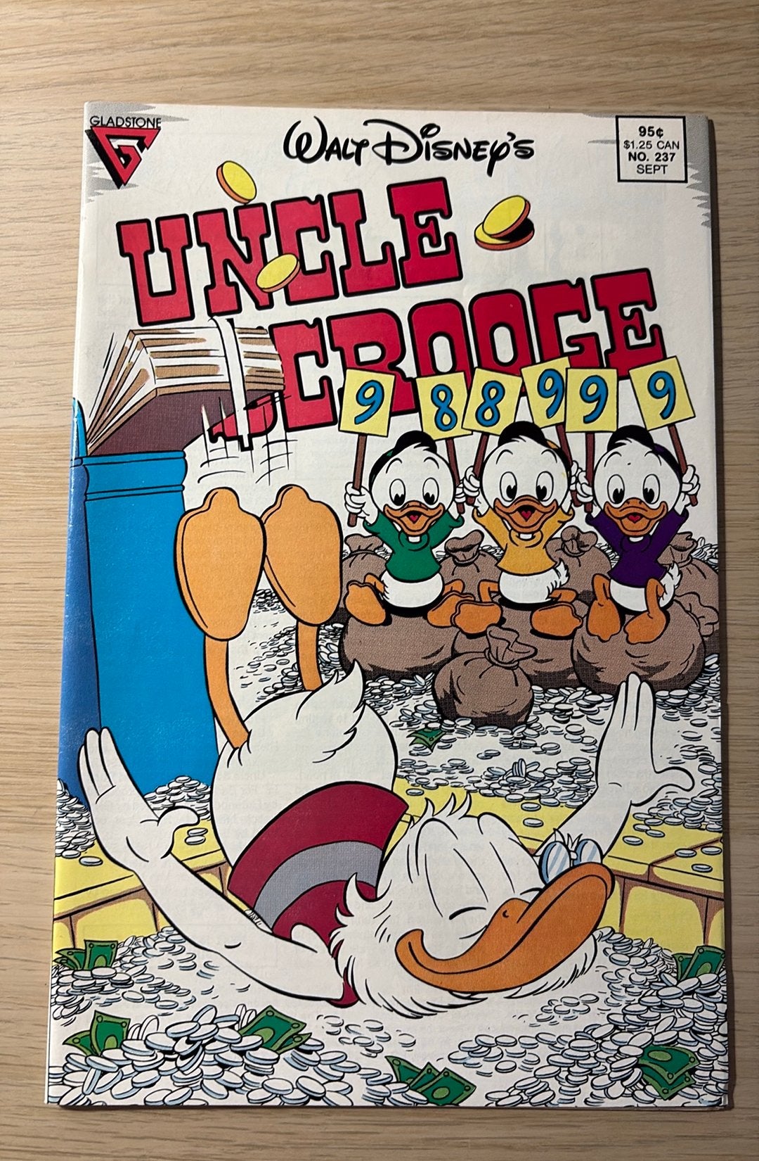 Uncle Scrooge 237 uit 1989, Eén comic, Ophalen of Verzenden, Zo goed als nieuw, Europa
