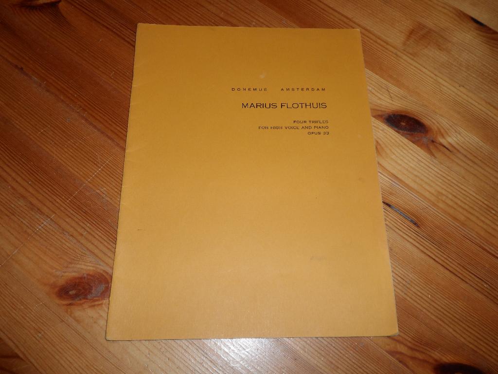 Marius flothuis, Gebruikt, Klassiek, Ophalen of Verzenden, Artiest of Componist