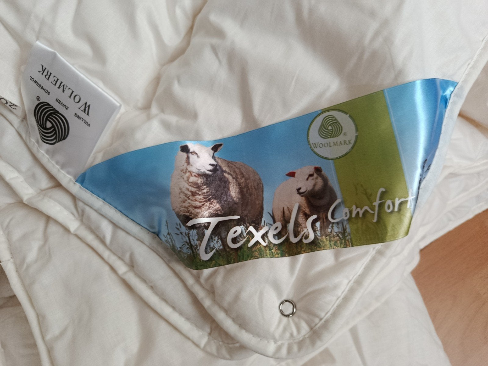 Texels Comfort Dekbed - Zuiver Scheerwol 200x200, Ademend, Wit, Tweepersoons, Ophalen of Verzenden