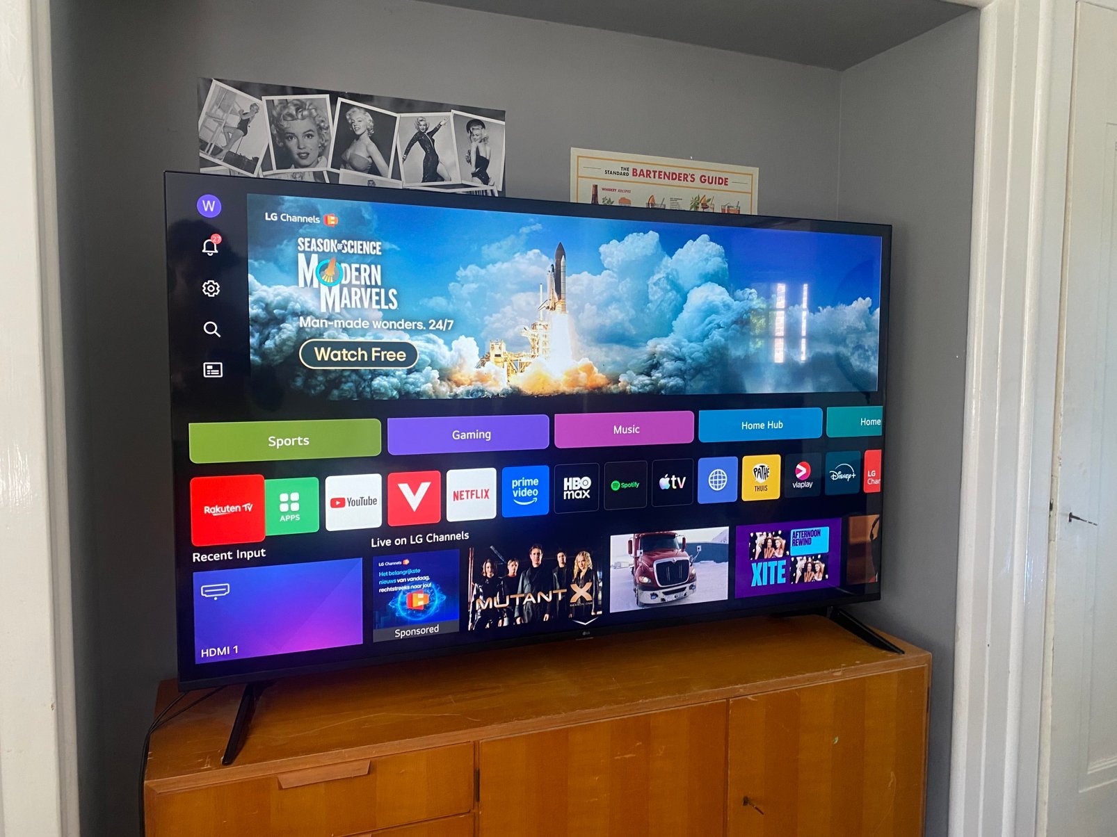 LG 65 inch 4K smart tv, Ophalen, 50 Hz, Zo goed als nieuw, 100 cm of meer