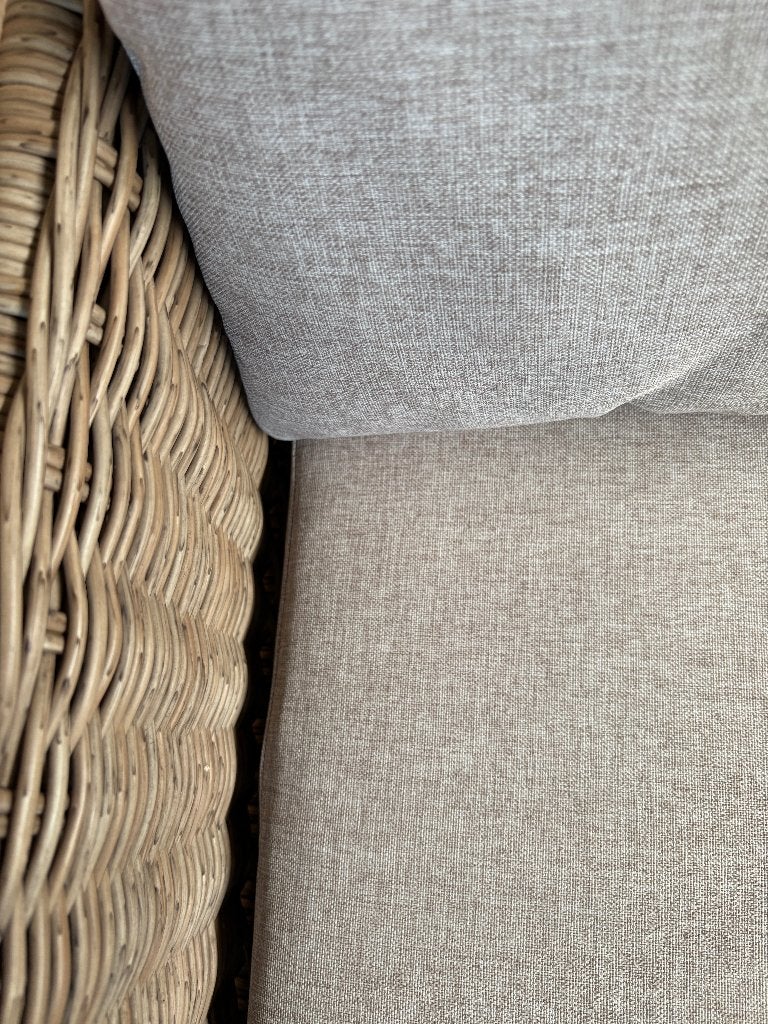 Loungeset Cayman | wicker natural | gratis tafeltjes, Ophalen, Nieuw, Wicker