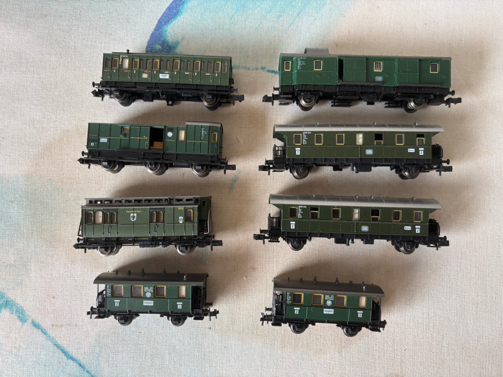 N spoor Fleischmann DR & DRG personenwagons, Gelijkstroom, Fleischmann, Wagon, Ophalen of Verzenden