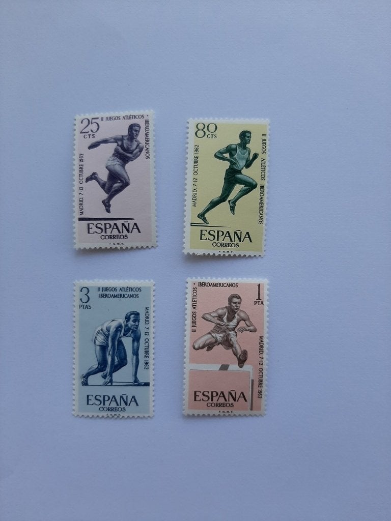 Spanje 1962, atletiek, Ophalen of Verzenden, Postfris
