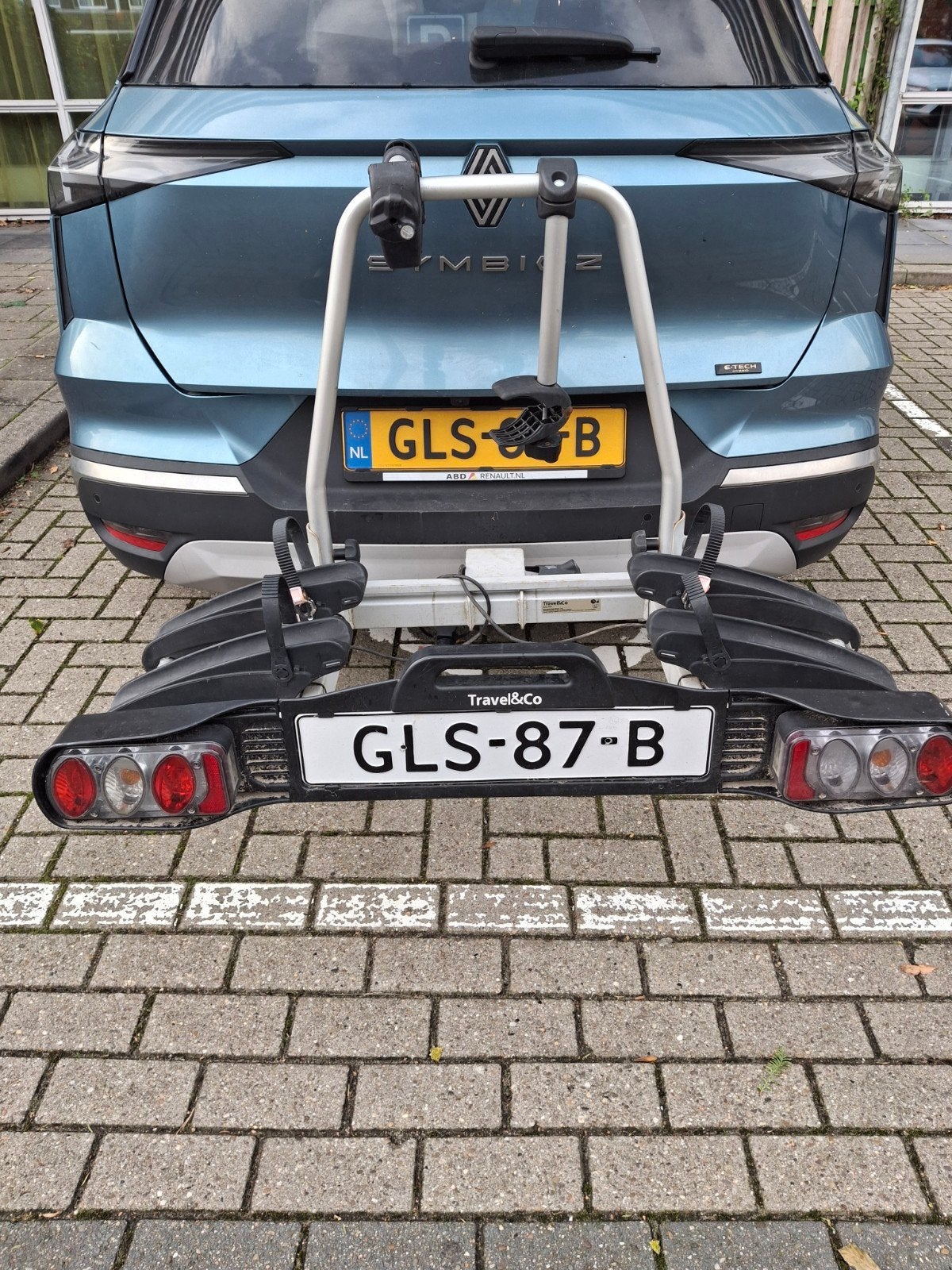 anwb fietsendrager kantelbaar met sleutels, Ophalen, Gebruikt, Brede banden, 2 fietsen