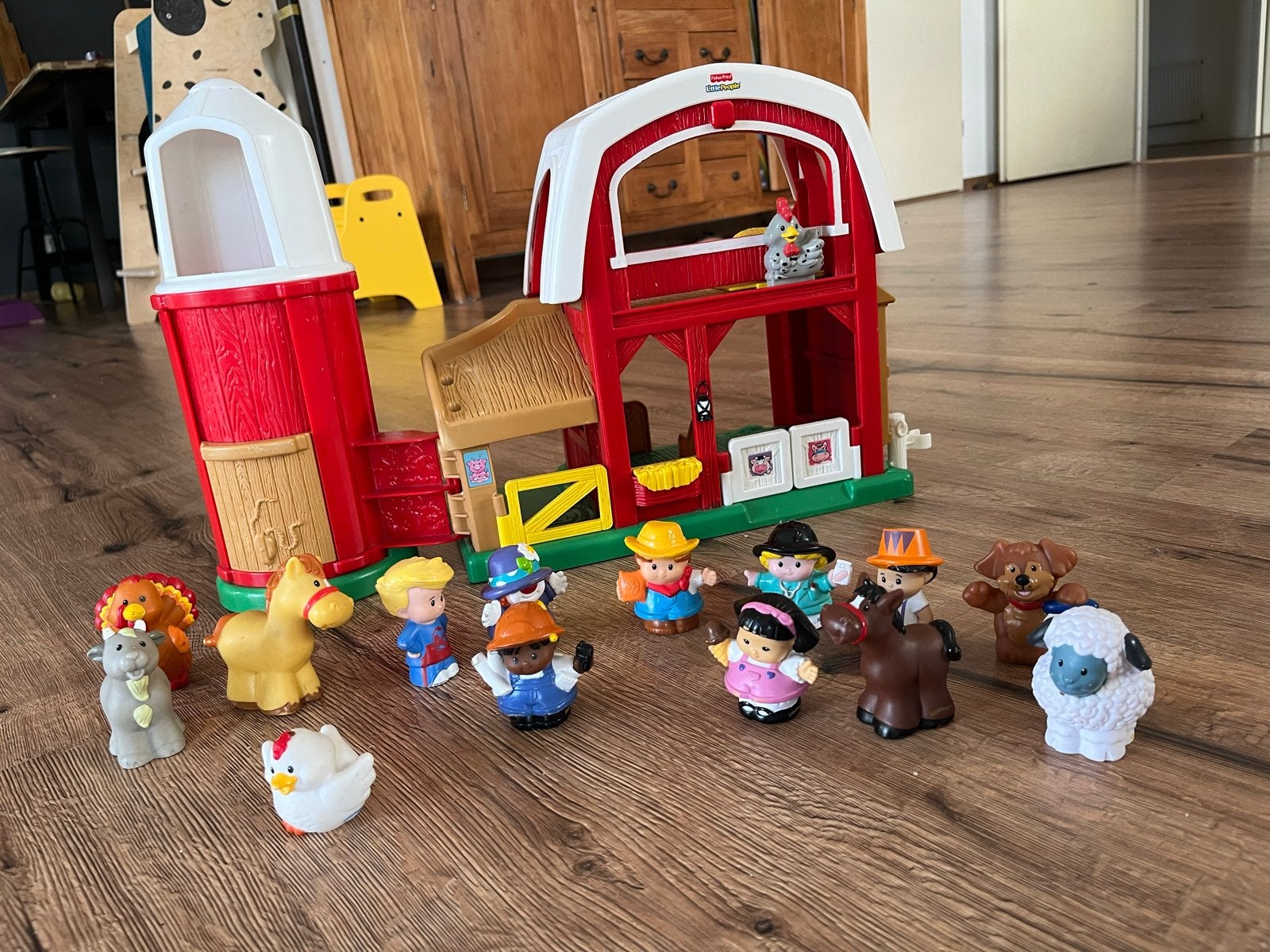 Fisher-Price Little People Boerderij met Dieren en Figuren, Ophalen, Gebruikt, Jongen of Meisje
