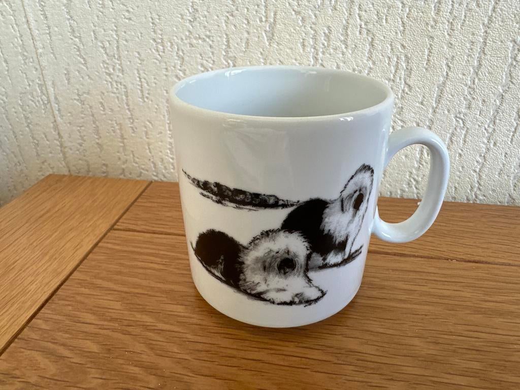 Nieuwe mok met schattige bobtail hondenprint, Ophalen, Overige typen, Nieuw, Steen/keramiek