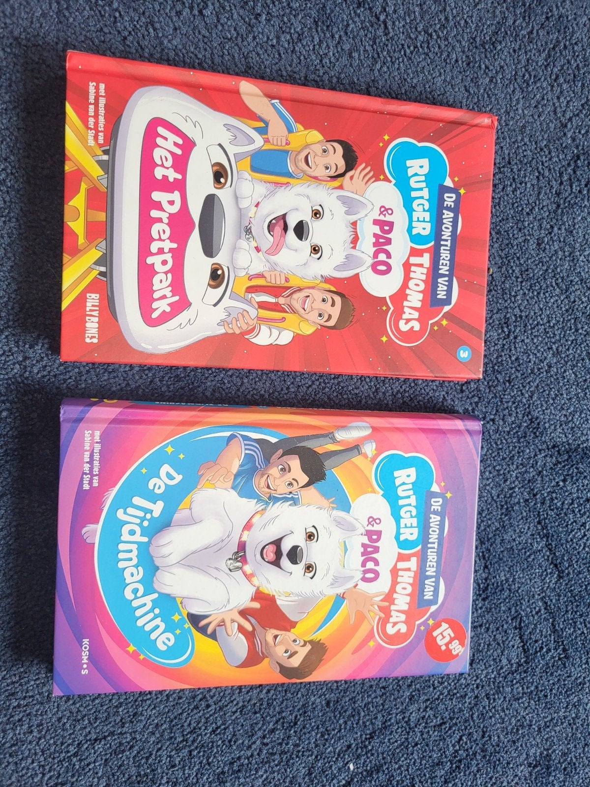 Rutger, Thomas & Paco: Het Pretpark & De Tijdmachine, Ophalen of Verzenden, Zo goed als nieuw, Rutger Vink & Thomas van Grinsven