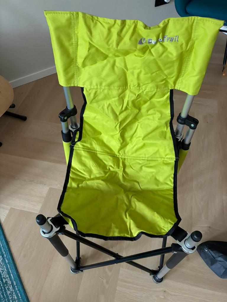Kampeerstoel groen voor kind, pin, Ophalen, Gebruikt, Campingstoel