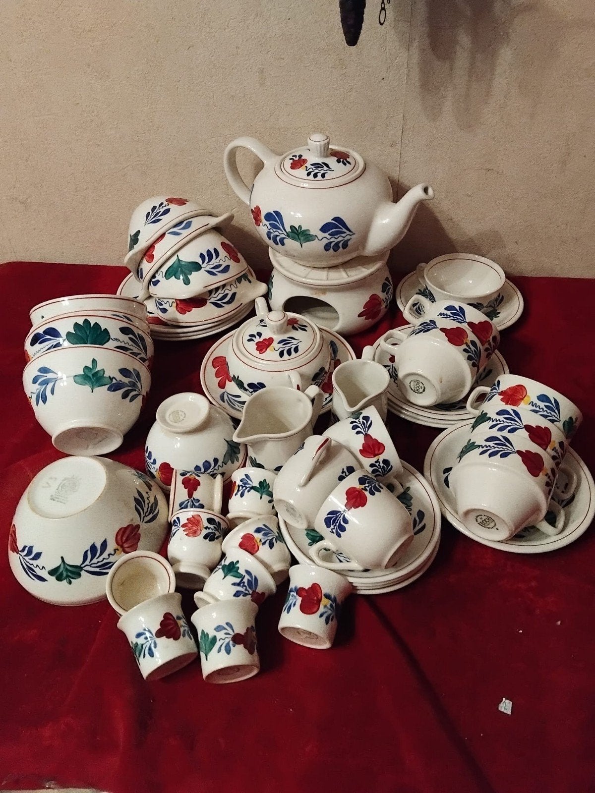 boerenbond servies, Ophalen