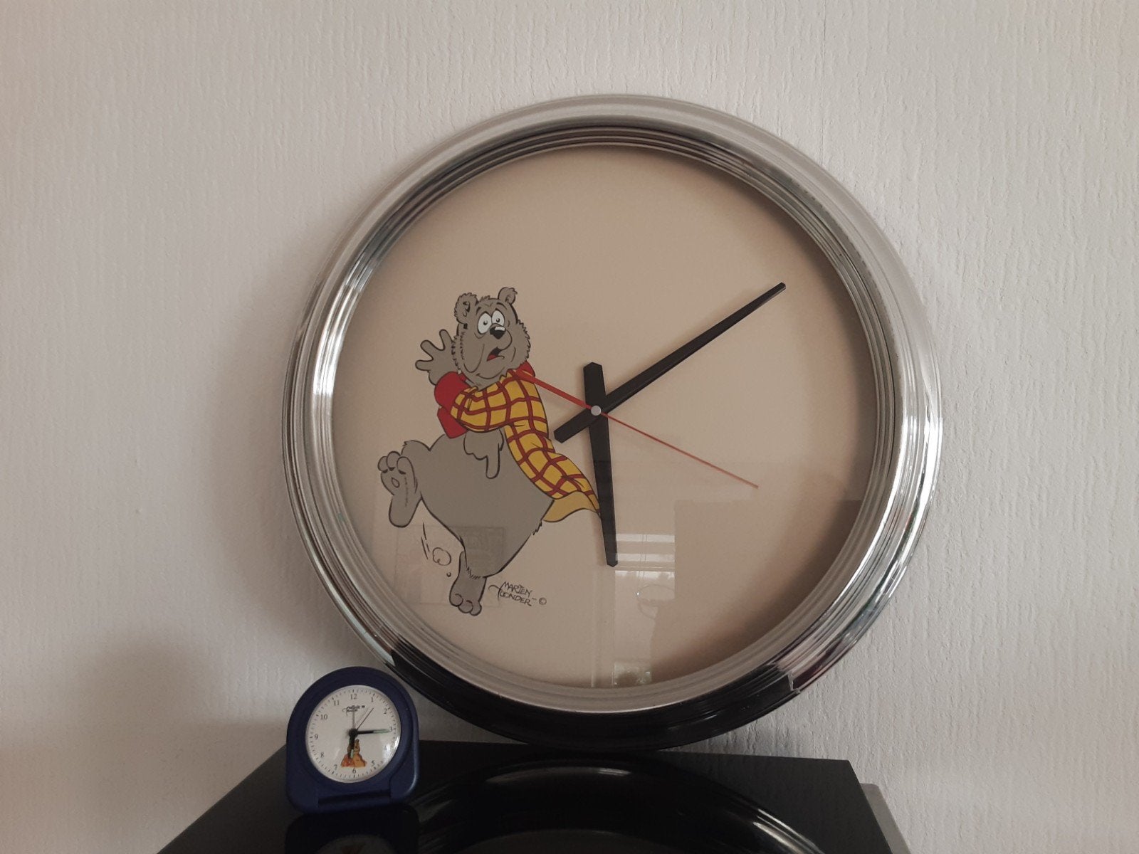 heer Oliver B.Bommelklok en een wekker  van Bommel, Ophalen of Verzenden