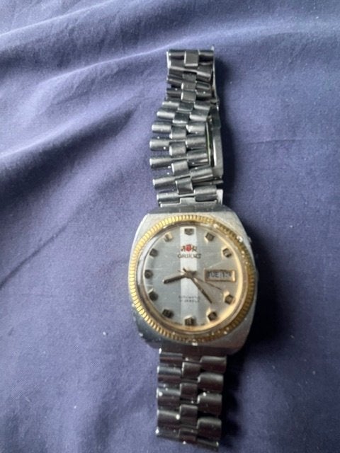 horloge vintage Orient automaat, Sieraden, Tassen en Uiterlijk, Overige merken, Staal, Polshorloge, 1960 of later