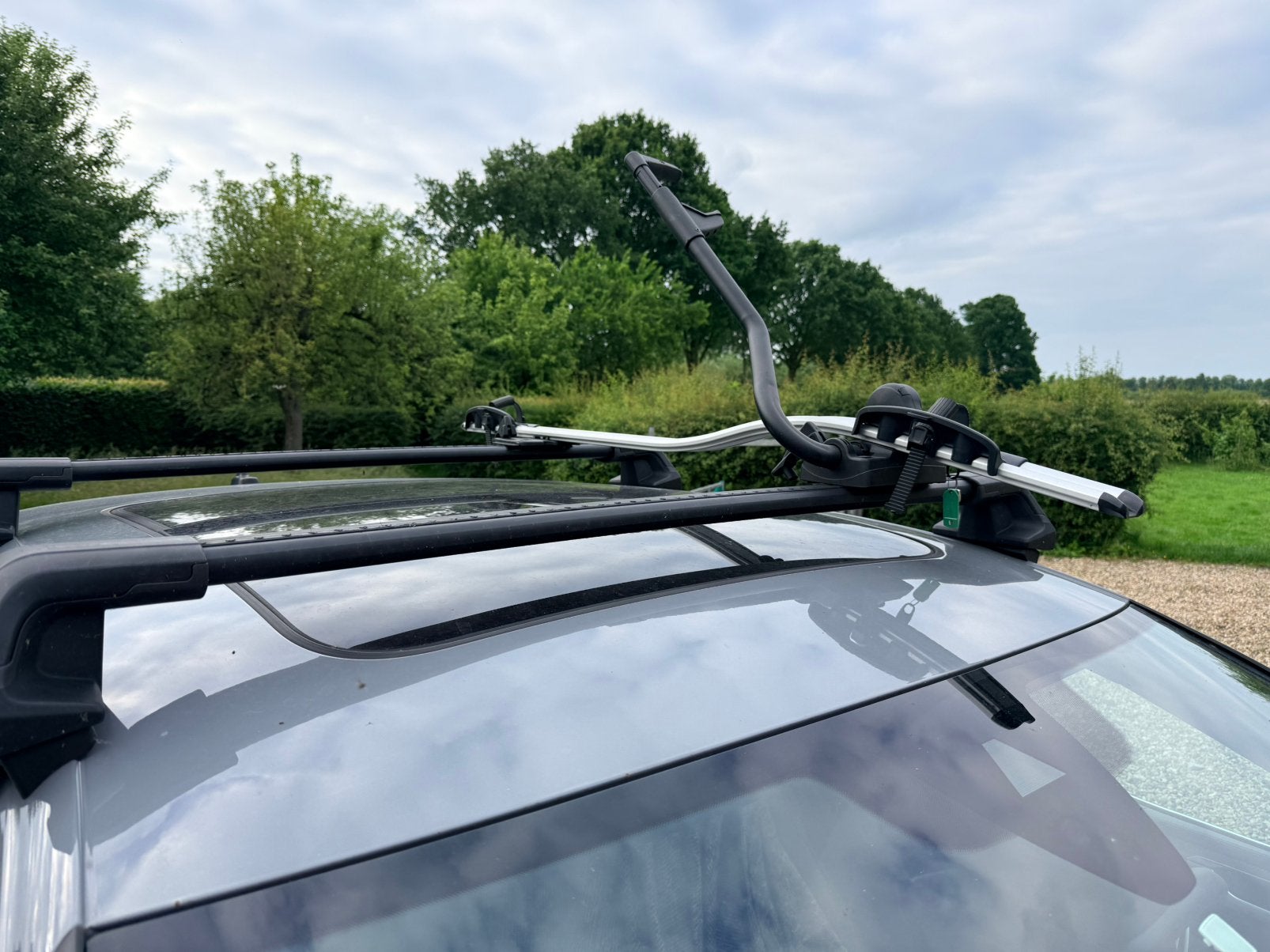Thule ProRide 591 fietsendrager, Auto diversen, Fietsendragers, Zo goed als nieuw, Dakdrager, 1 fiets, Ophalen