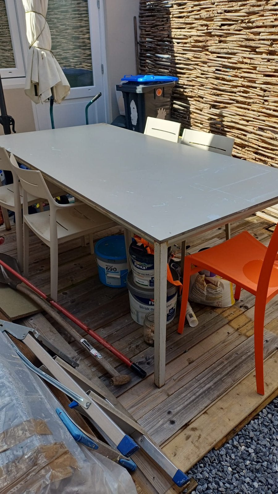 200 x 90 tafel, Ophalen of Verzenden