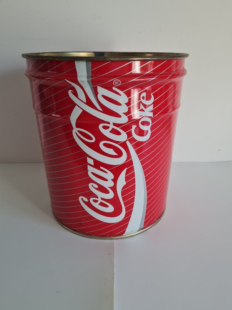 vintage Coca Cola prullenmand - vuilnisbak, Ophalen of Verzenden, Gebruiksvoorwerp