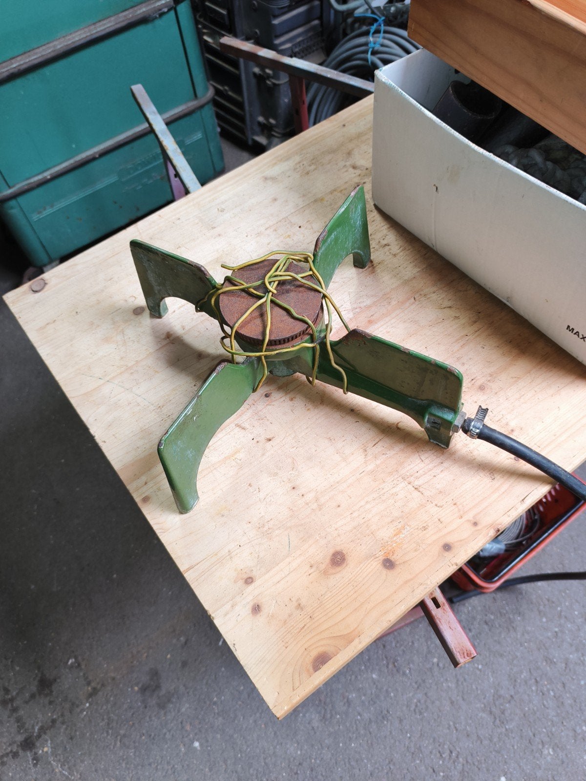 Vintage Camping Gasbrander - Robuust en Functioneel, Ophalen of Verzenden, Gebruikt
