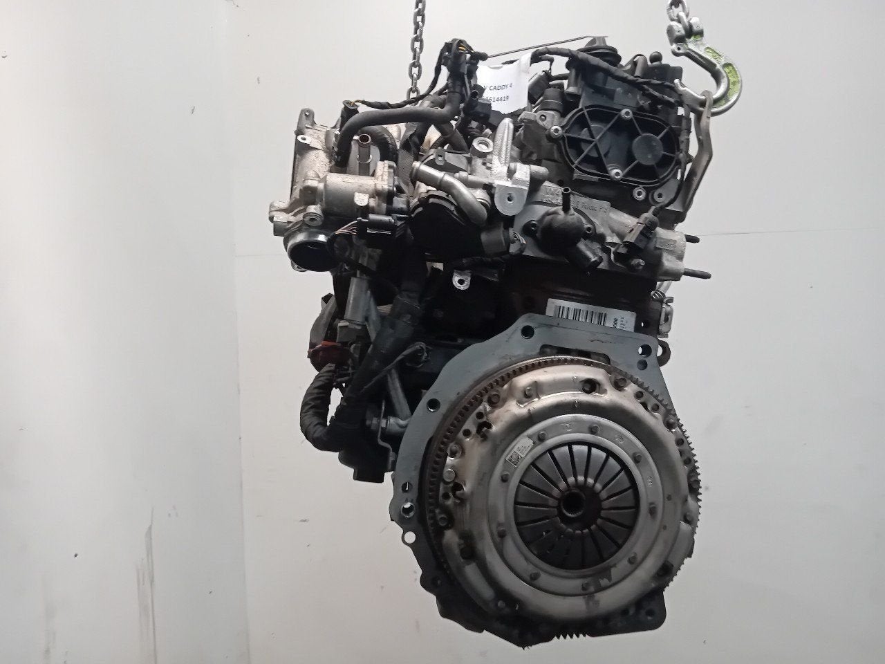 Motor Volkswagen Caddy, Auto-onderdelen, Motor en Toebehoren, Volkswagen, Gebruikt, Herkomst onderdeel bekend, 12 maanden garantie